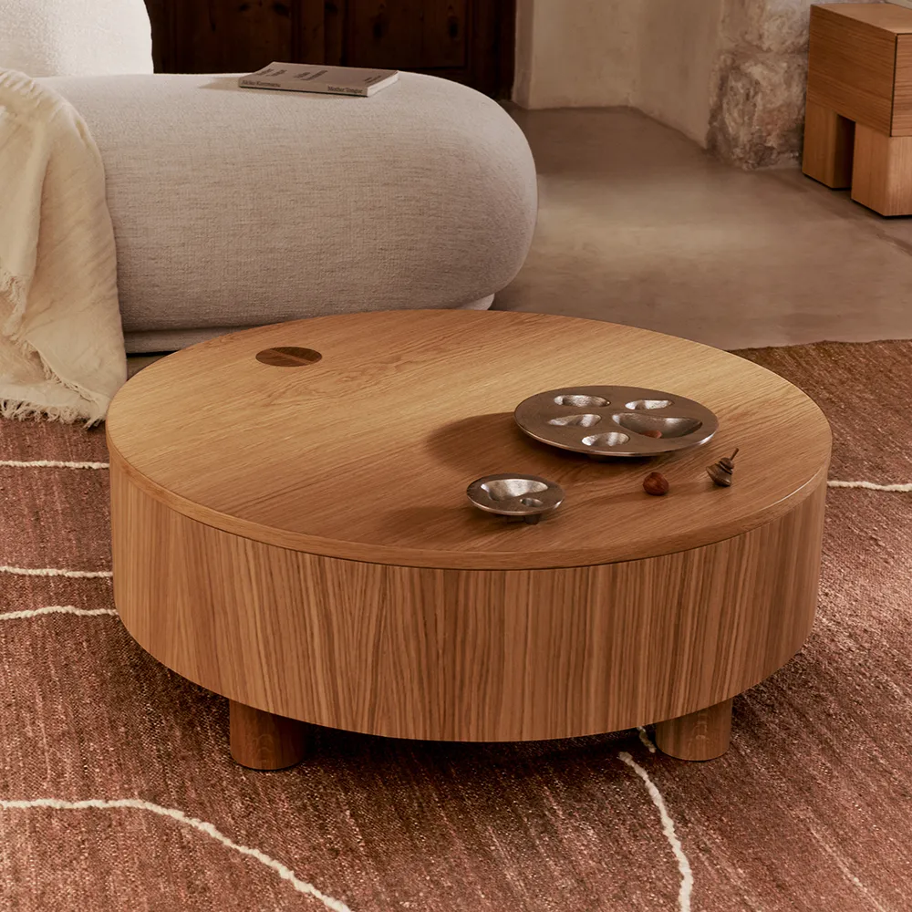 Handvävd Matta i Jute Gesso Terracotta 140x200 cm