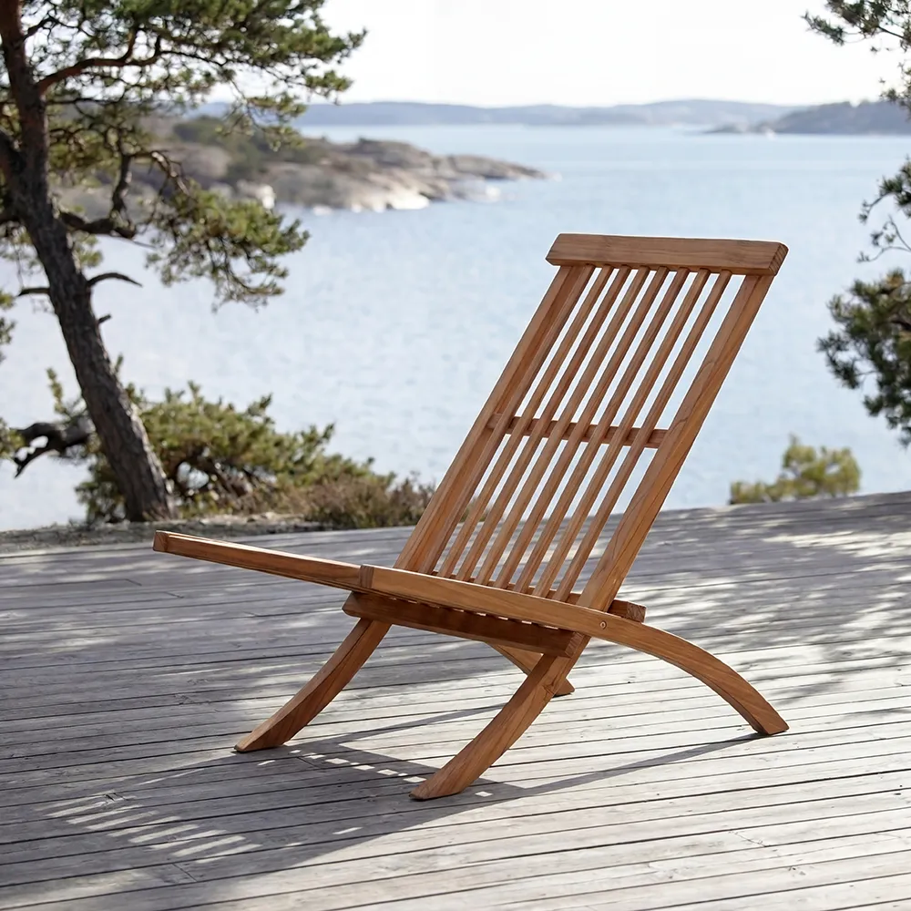 Muskö loungestol teak