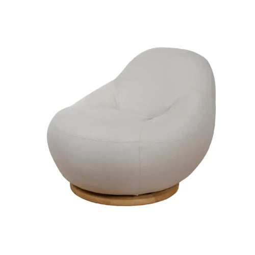 Gem loungefåtölj m/teak svirvel Sand, AirTouch