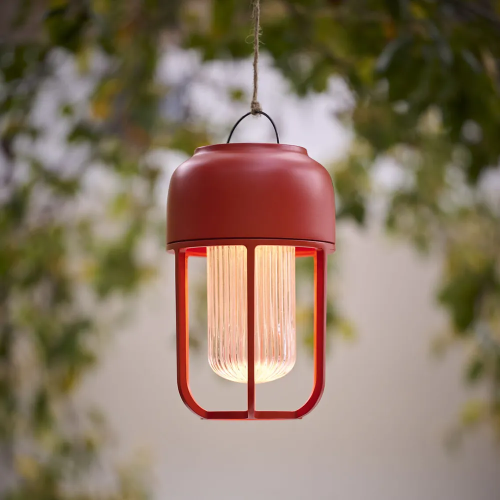 Portabel solcellslampa LIGHT No.1 svart