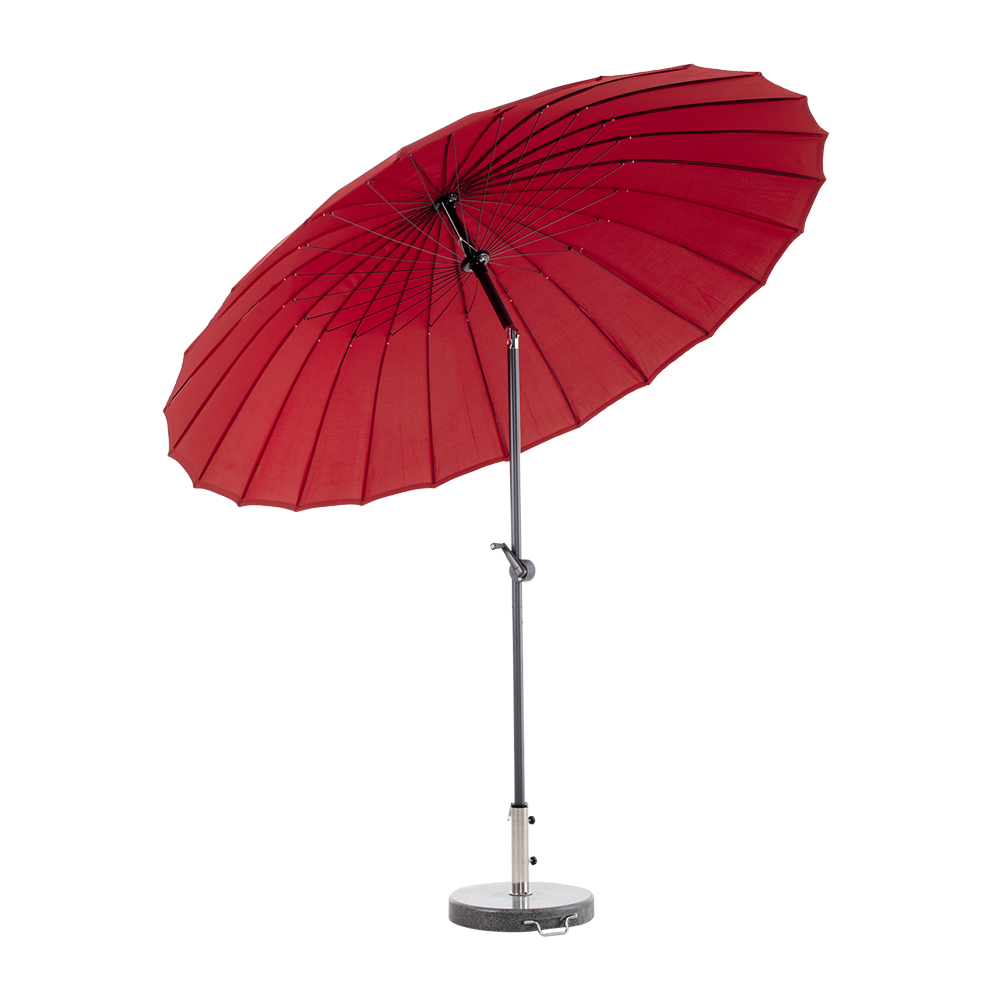 SHANGHAI  Ø270 cm Antracit/röd