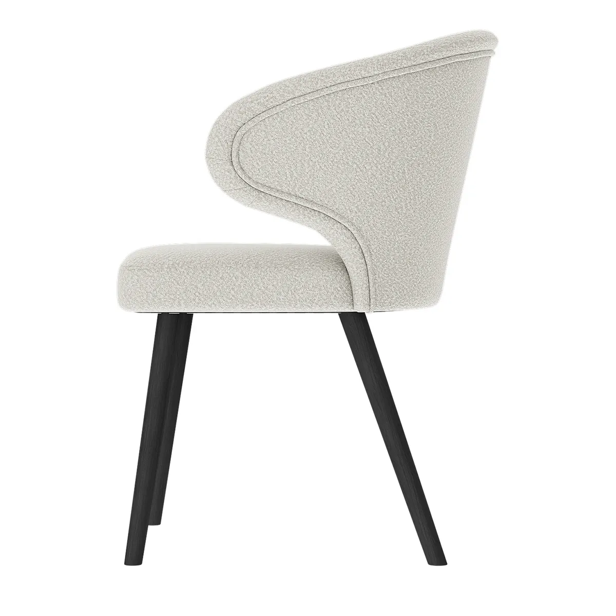 Arkansas matstol Nobu bouclé cream