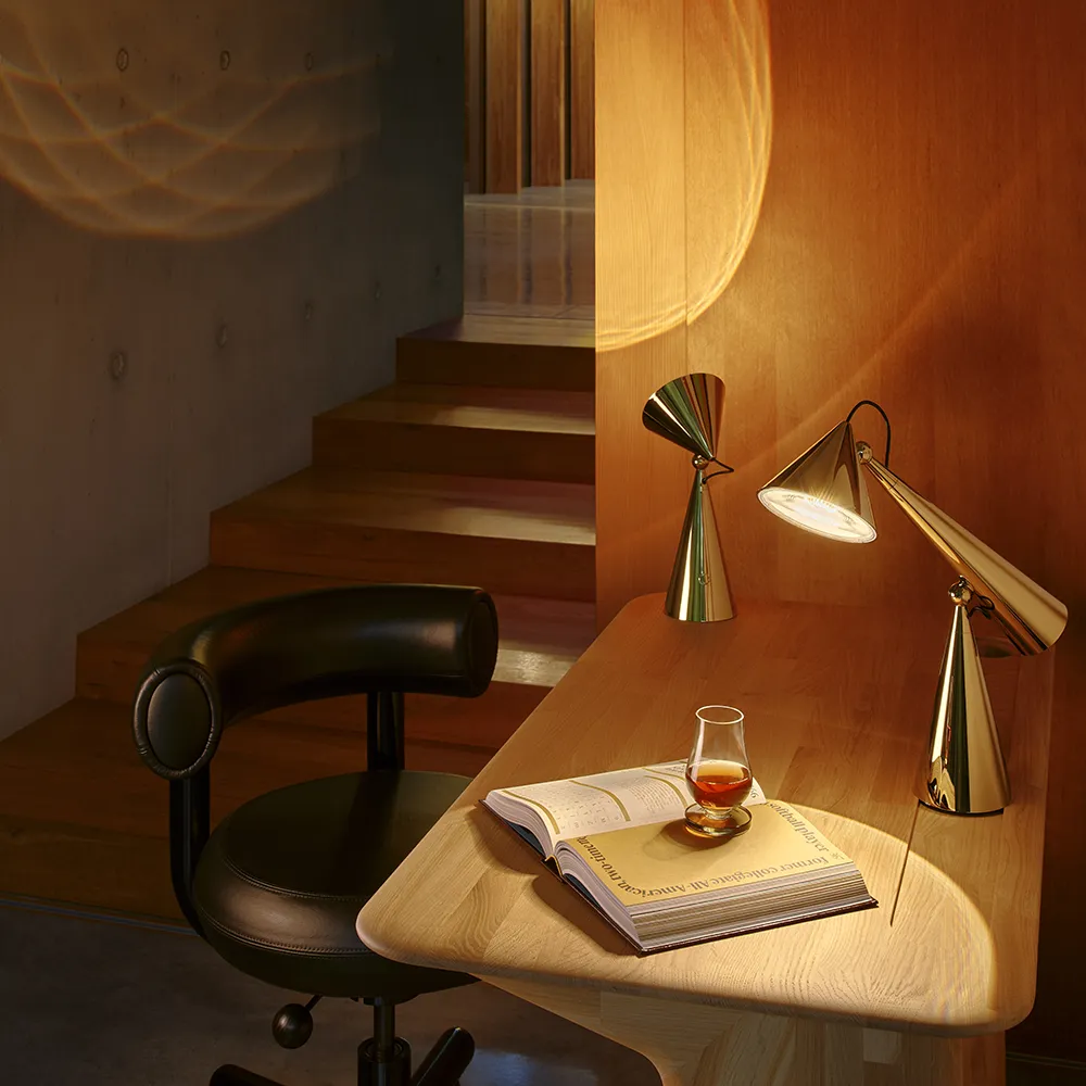 Pose Portabel lampa Gold LED