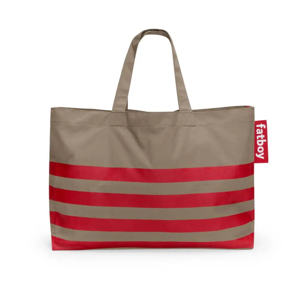 carry-too-much-bag canvas recycled taupe grey