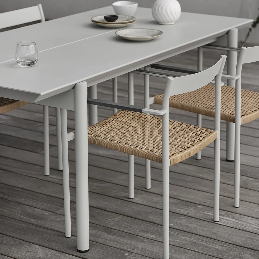 B45 Matbord 92x180 cm Ljusgrå