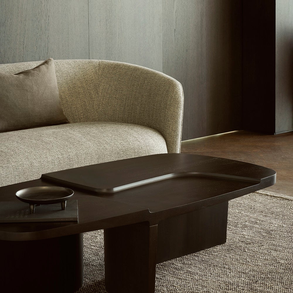 Brutalist Soffbord Mahogny 143x75 cm