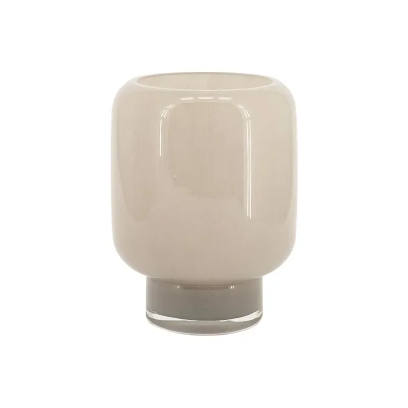 Solenne small 15,5x15,5x19,5 cm glas taupe