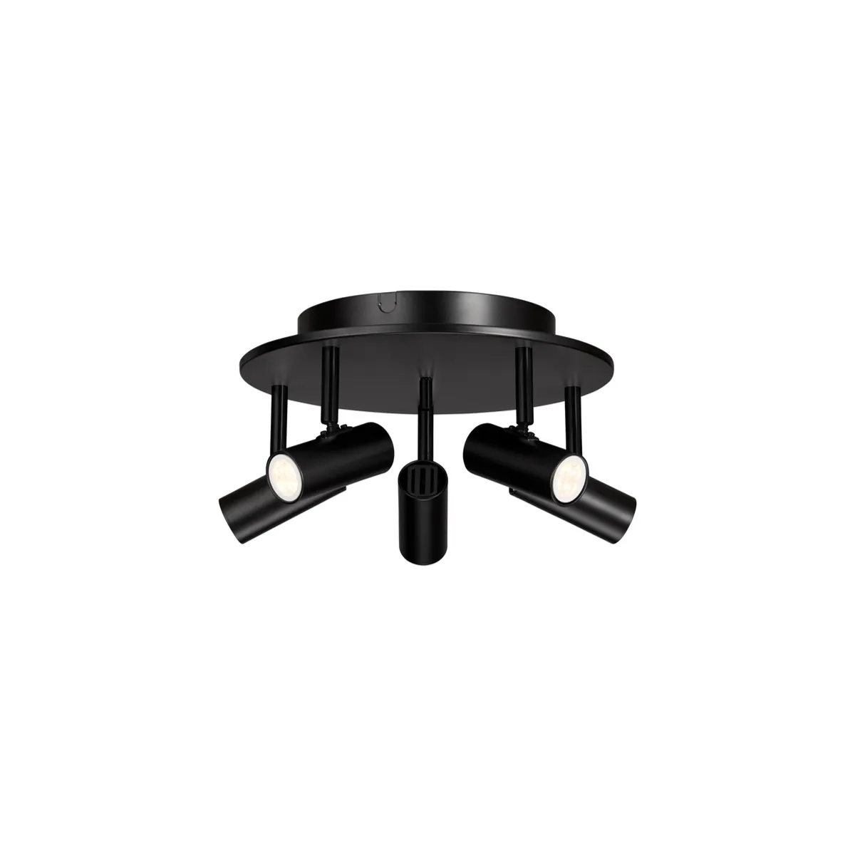 Cato spotlight 5-spot metall mattsvart