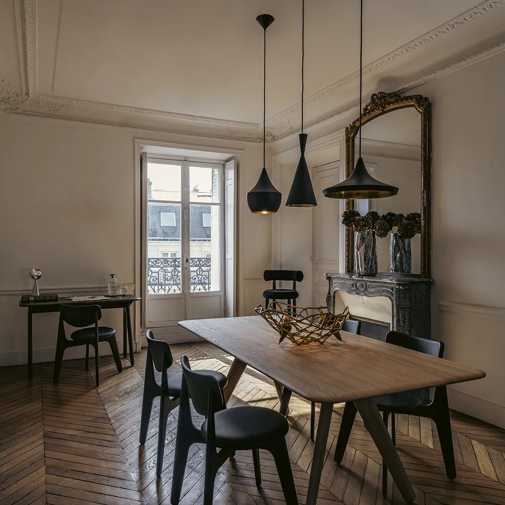 Beat Pendel Fat Black LED