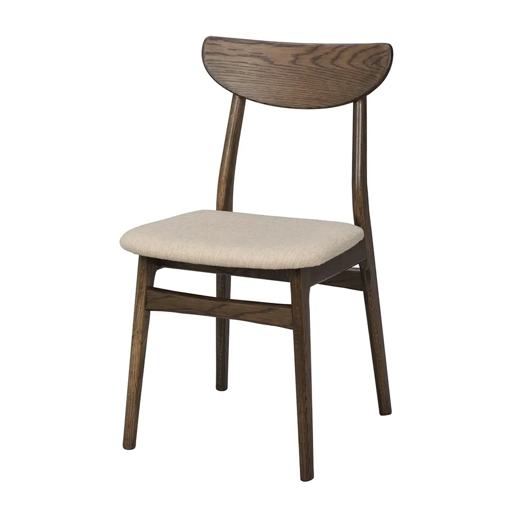 Rodham stol brun ek/beige