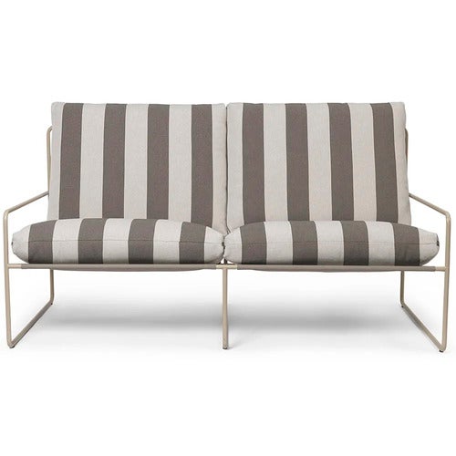 Desert 2-sits soffa Stripe Cashmere/Chocolate