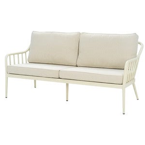 Coleville 3-sits soffa  Pearl white / Dot beige