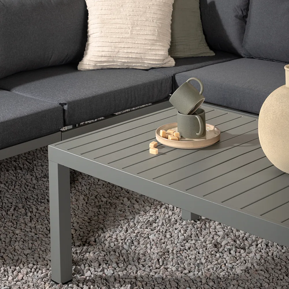 Copacabana soffbord 120x70 cm Khaki