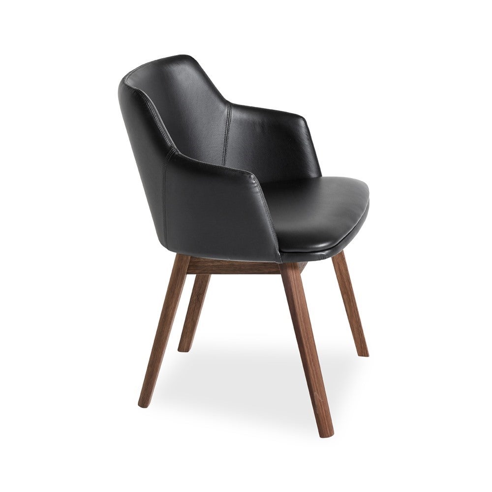 Sm65 stol med läder