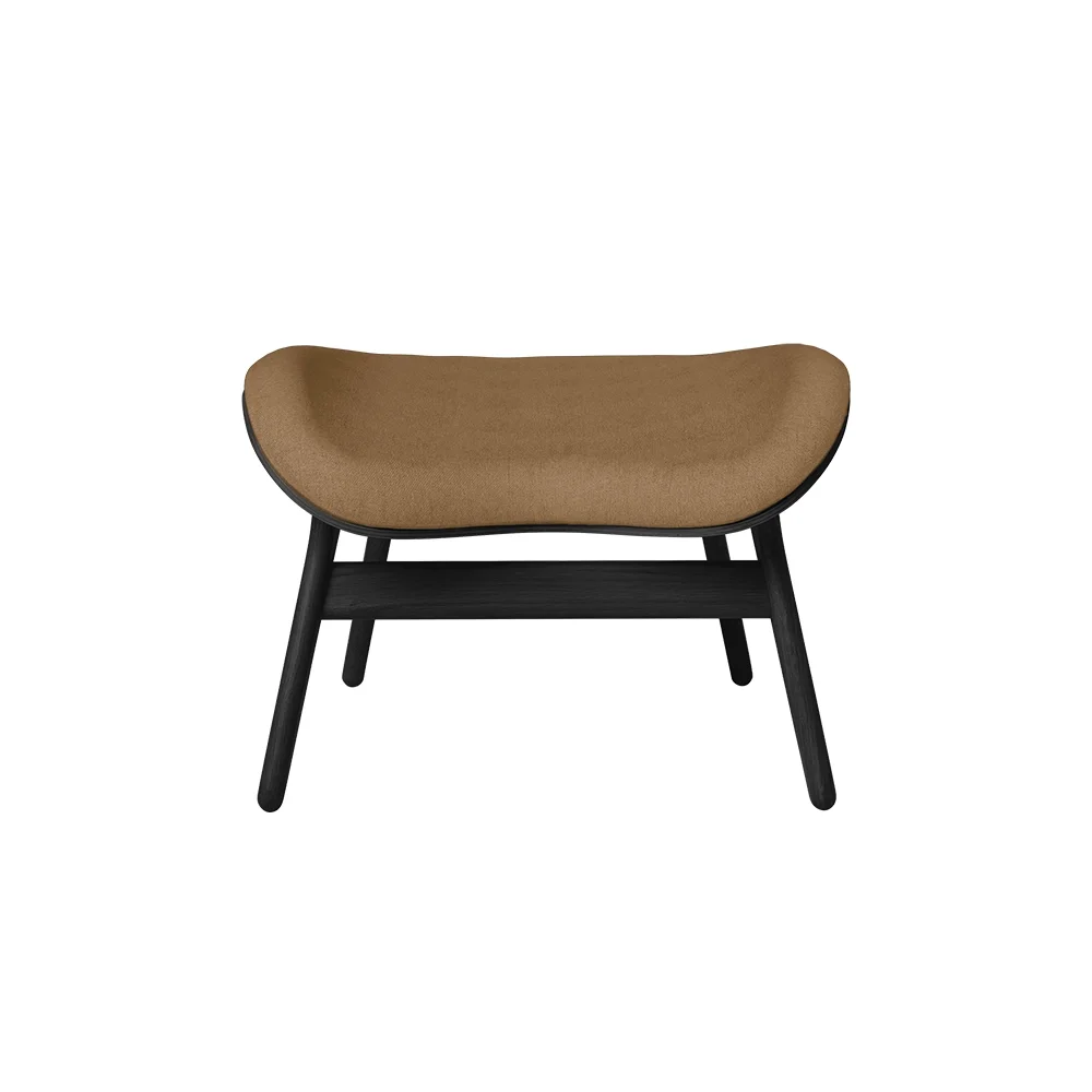 A Conversation Piece Ottoman Fotpall Black Oak/Sugar Brown