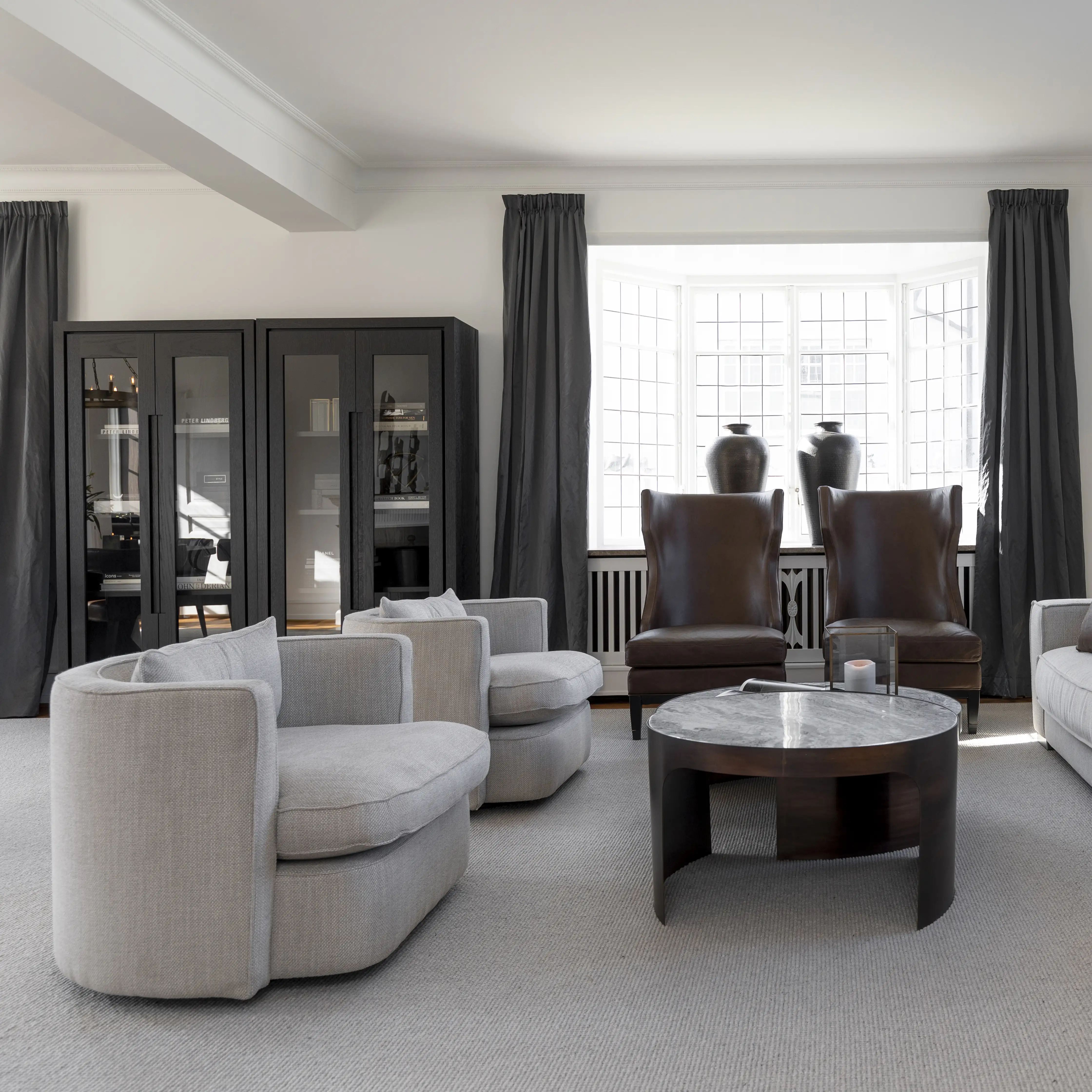 Snurrfåtölj Joan Quiet natural