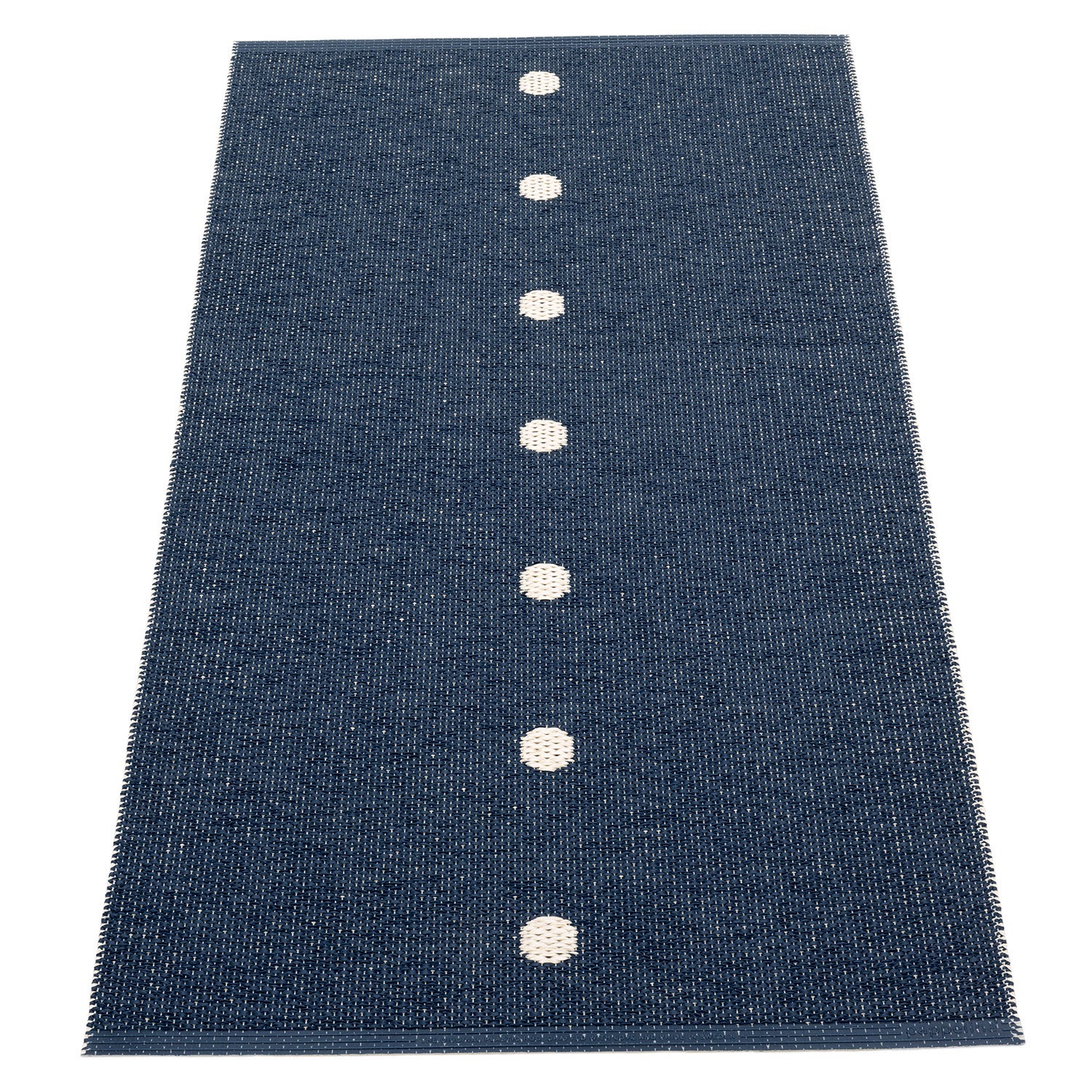 Peg matta 70x140 cm dark blue / vanilla 