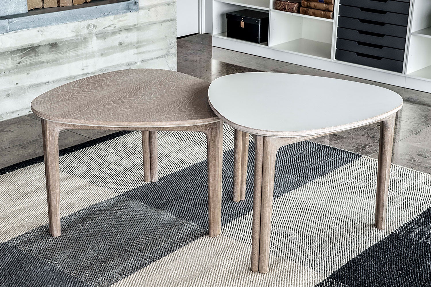 Sm206 Soffbord Ek Massiv Vitolja 65X63X43Cm 