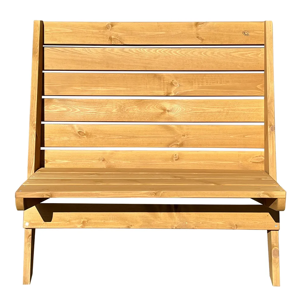 Double Granny Stol oljad furu