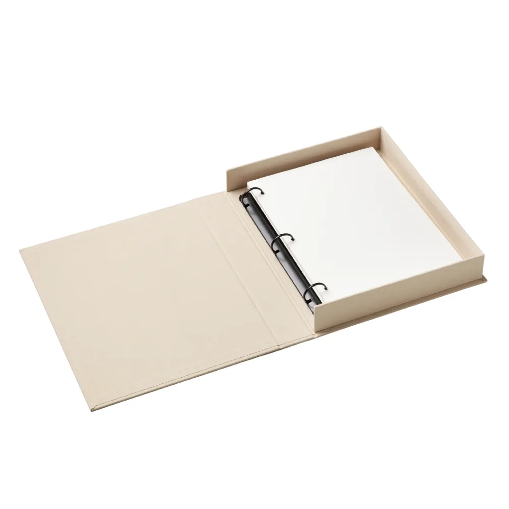 Bröllopsfotoalbum Happily Ever After Beige