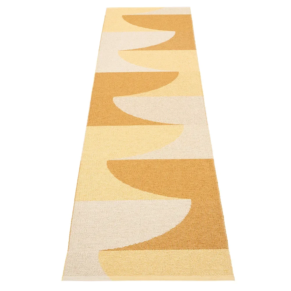 Hill matta Ochre/Pale yellow/Cream 70 x 270cm