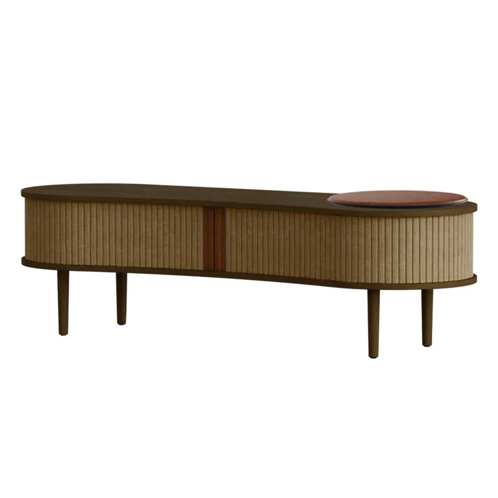 Audacious TV-bänk Mörk Ek/Sugar Brown