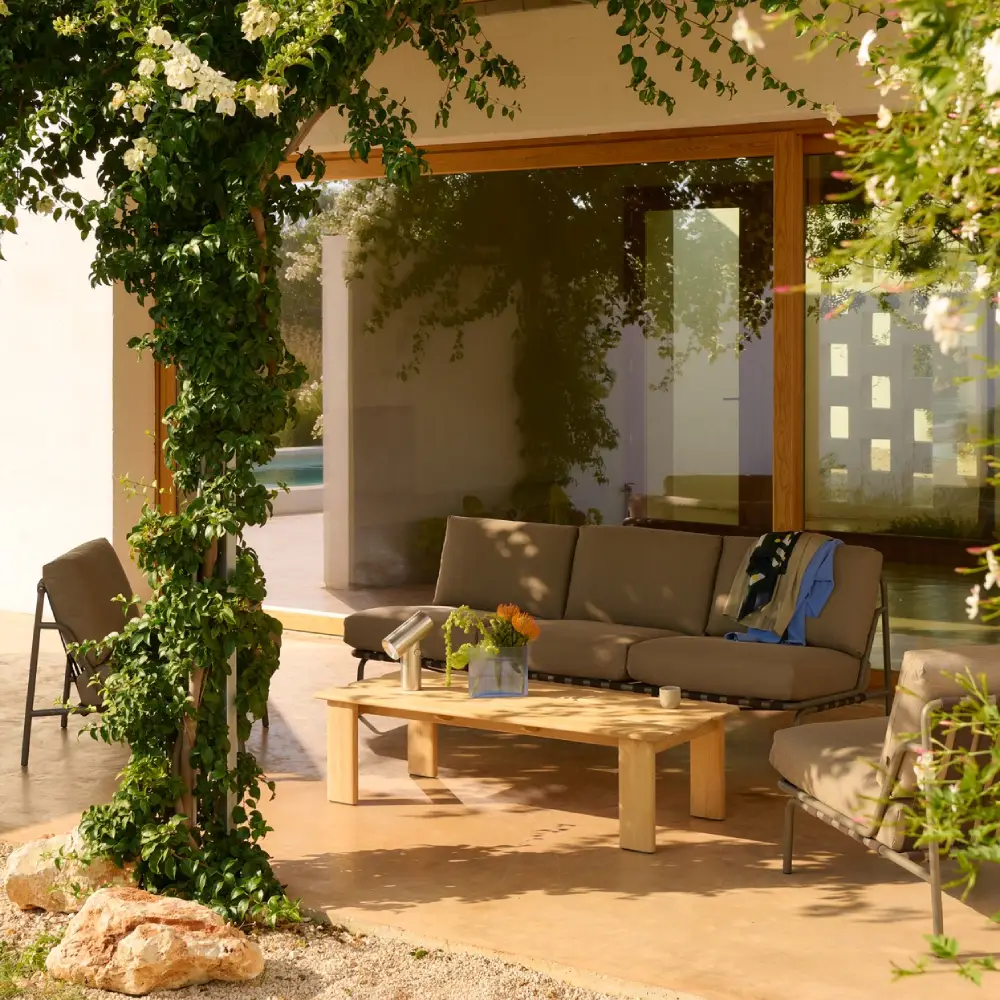 Soffbord Teak 135x55 Assemble