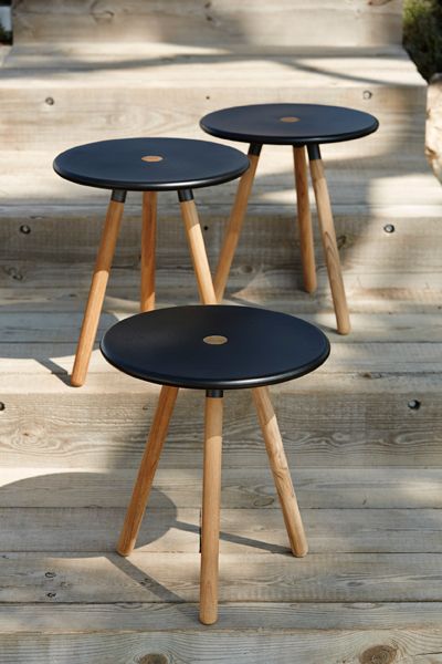 Area Sidobord/Pall Lava Grå 