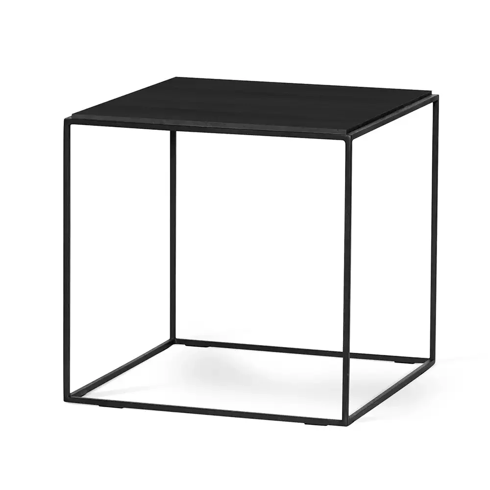 Lime Soffbord 50x50 cm svart