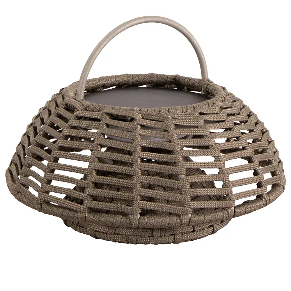 Illusion lampa t/upphängning Taupe, Soft Rope