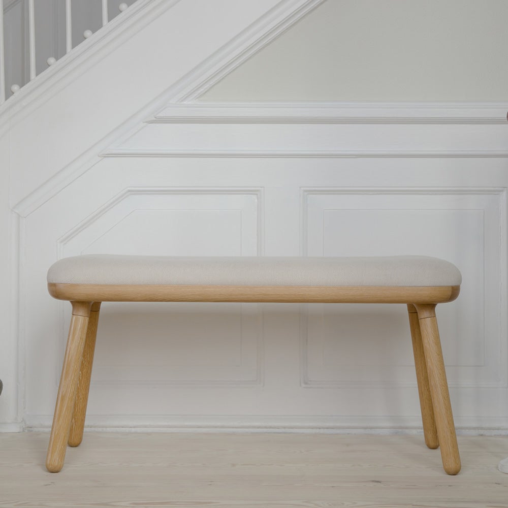 Paff Hög Bänk Ek/White Sands