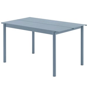 Linear Steel Matbord 140X75 cm Pale Blue 
