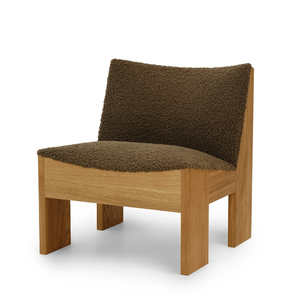 Fåtölj Tenon Natur Ek Mocha