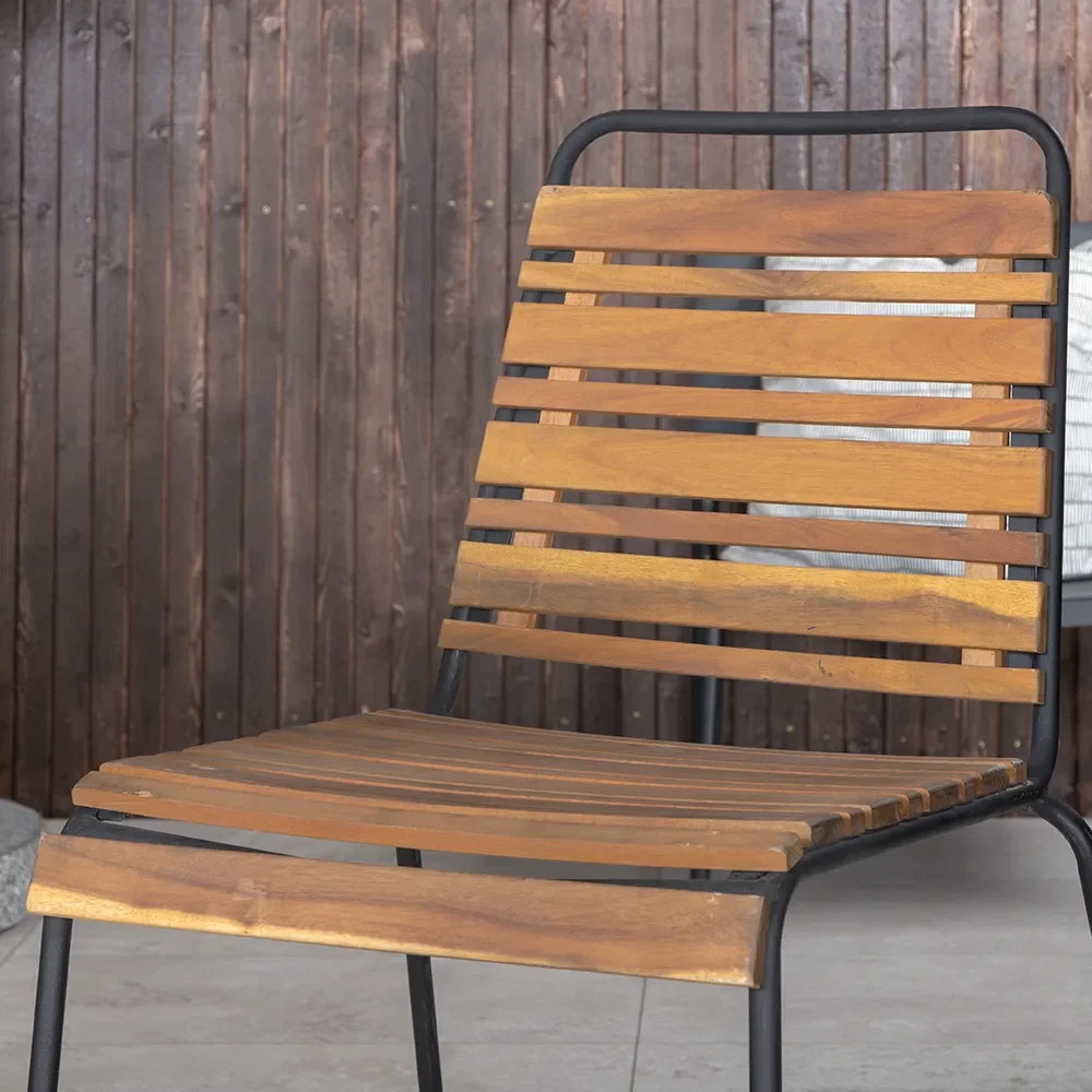 Bois Matstol akacia 2-pack