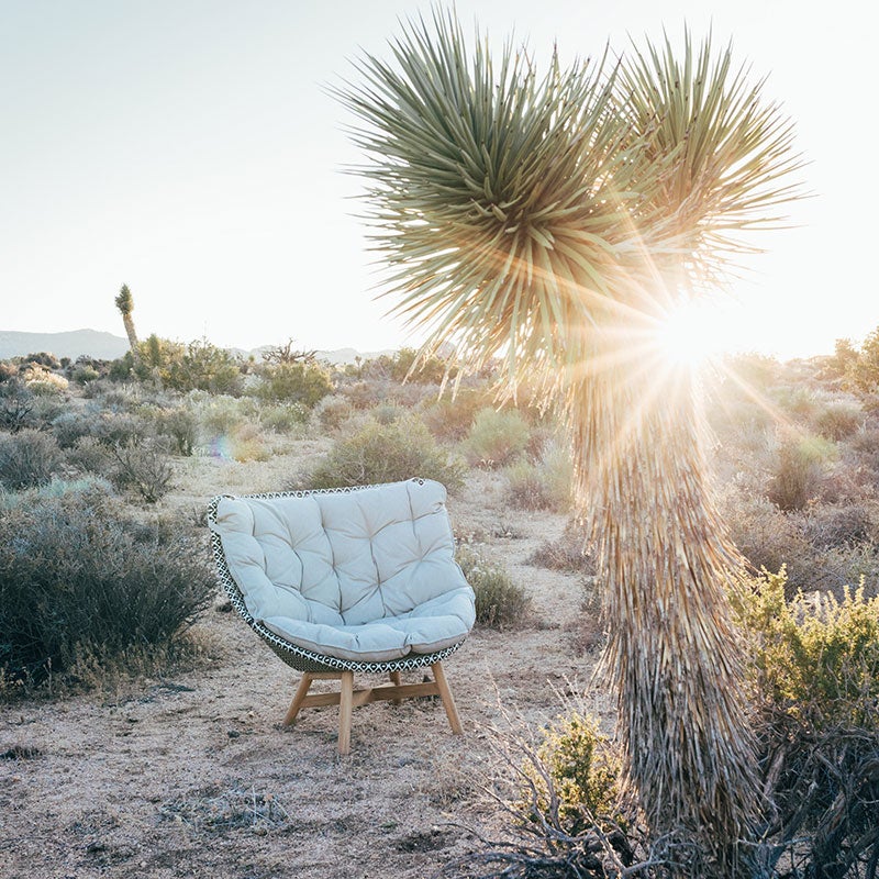 Mbrace loungefåtölj hög SEA SALT 