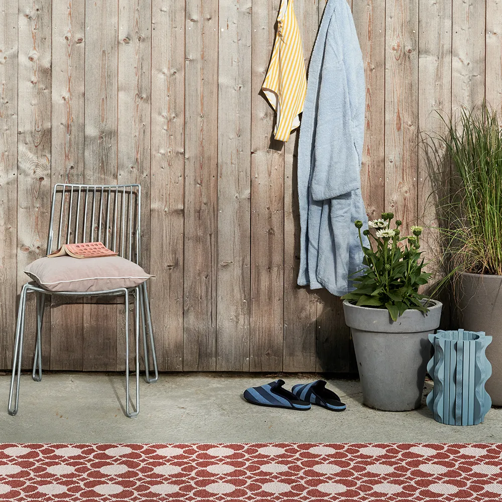 Anya matta Brick/Pearl Pink 70 x 100 cm