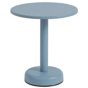 Linear Steel Soffbord Ø42 cm Pale Blue 