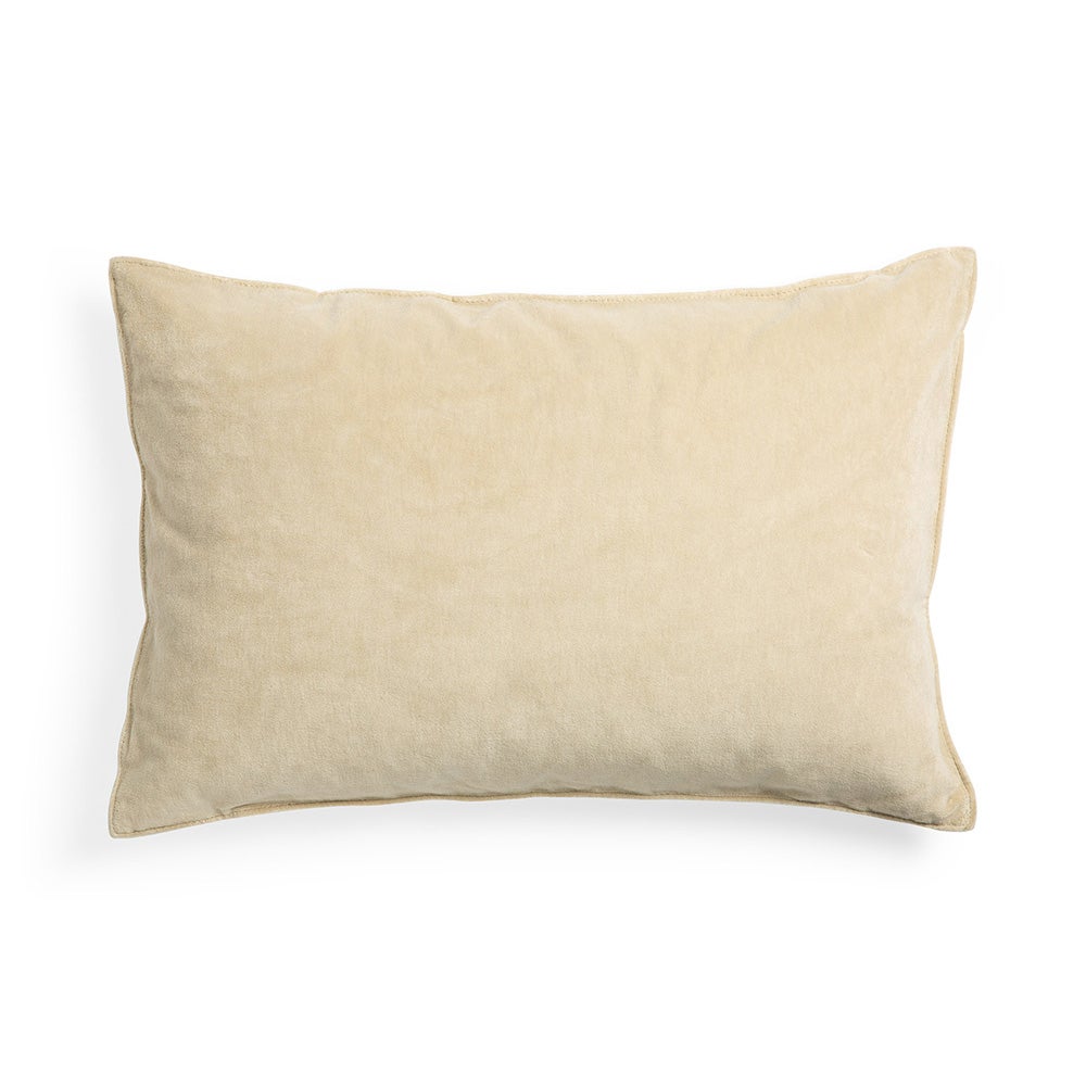 Velvet Kudde Sand 60x40 cm