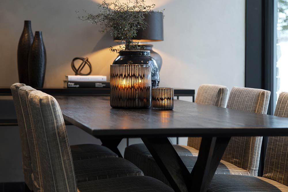 Matbord Tree 200X90 Cm Svart