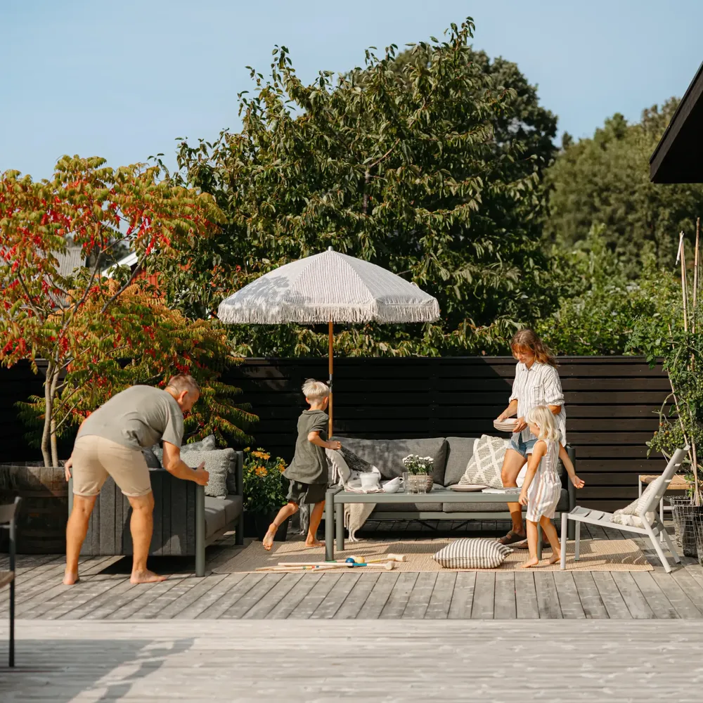 Brad Soffa Charcoal Grey/Nordic Green