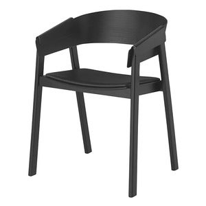 Cover karmstol - Refine Leather Black Black