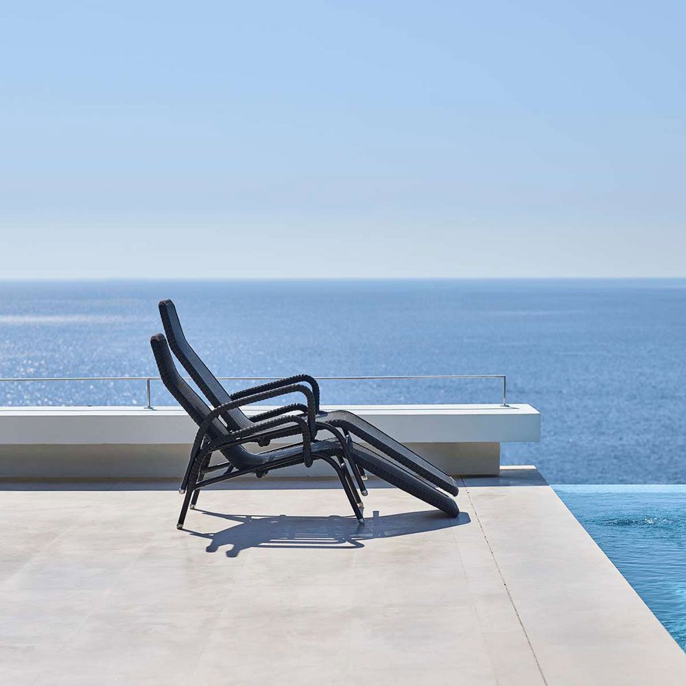 Sunrise Solstol Svart 