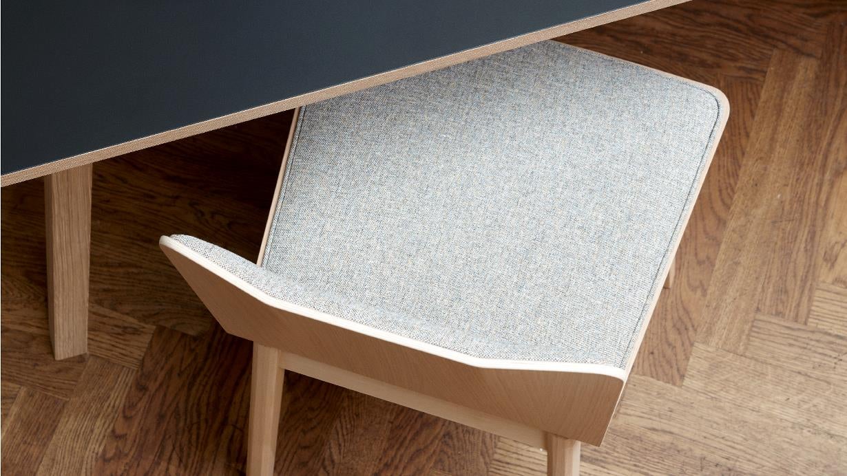 Sm807 stol med läder