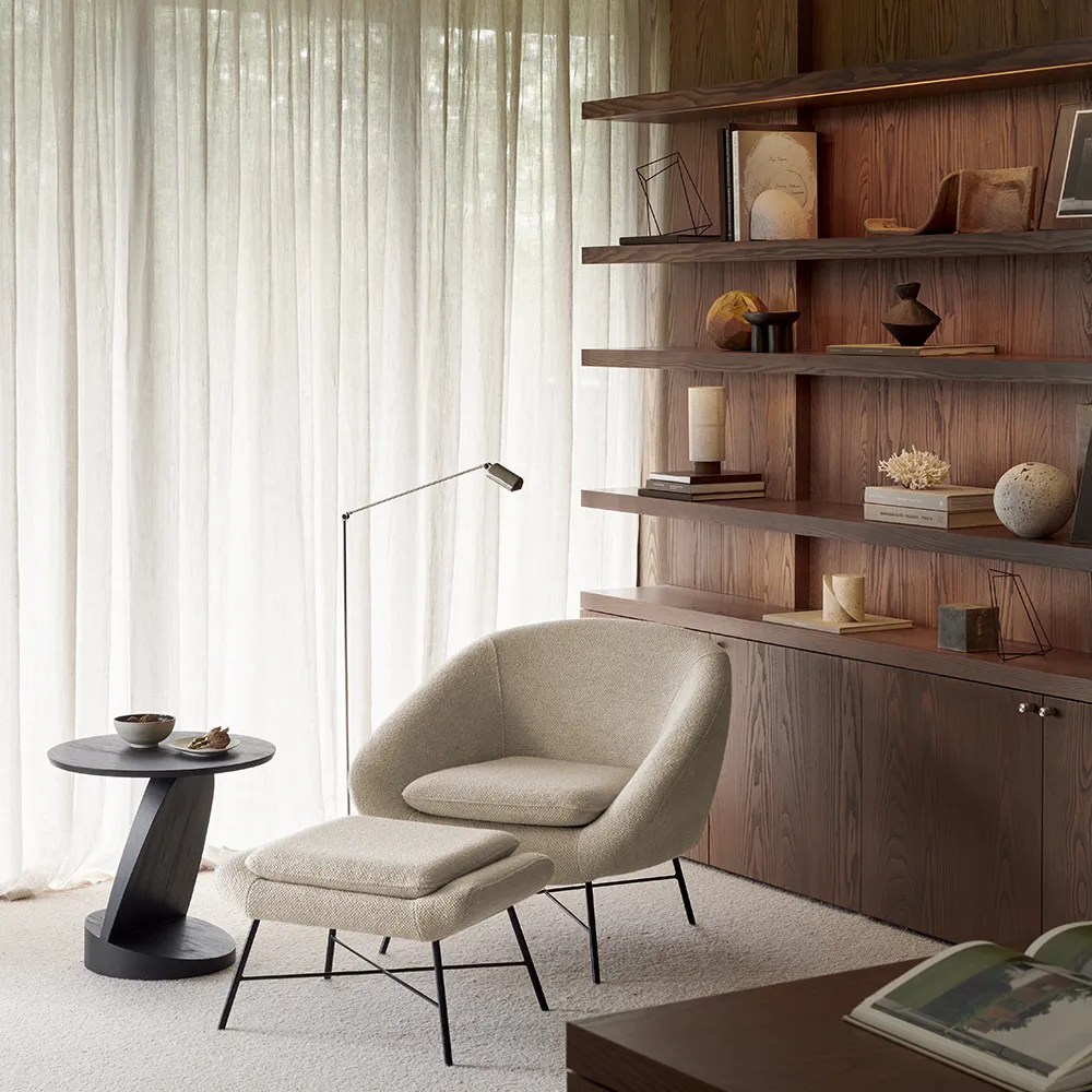 Barrow Fotpall off white