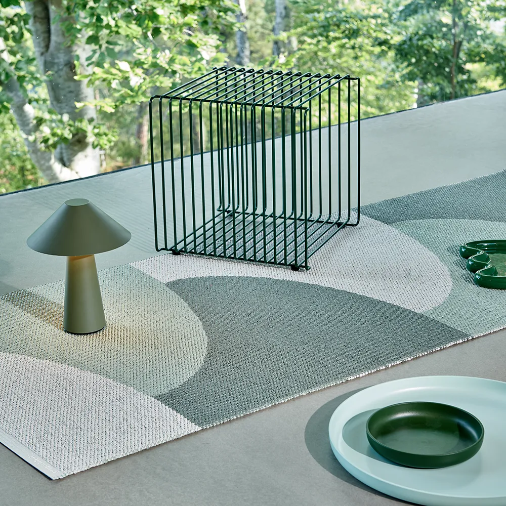 Hill matta Army/Misty Mint/Fossil Grey 70 x 360cm