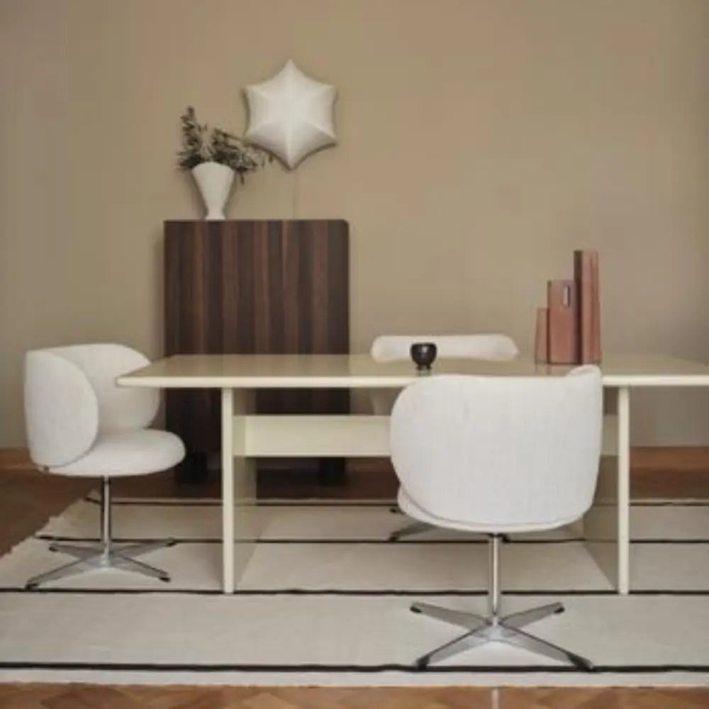 Calm Kelim Matta 200x300 cm - Off-white/Coffee