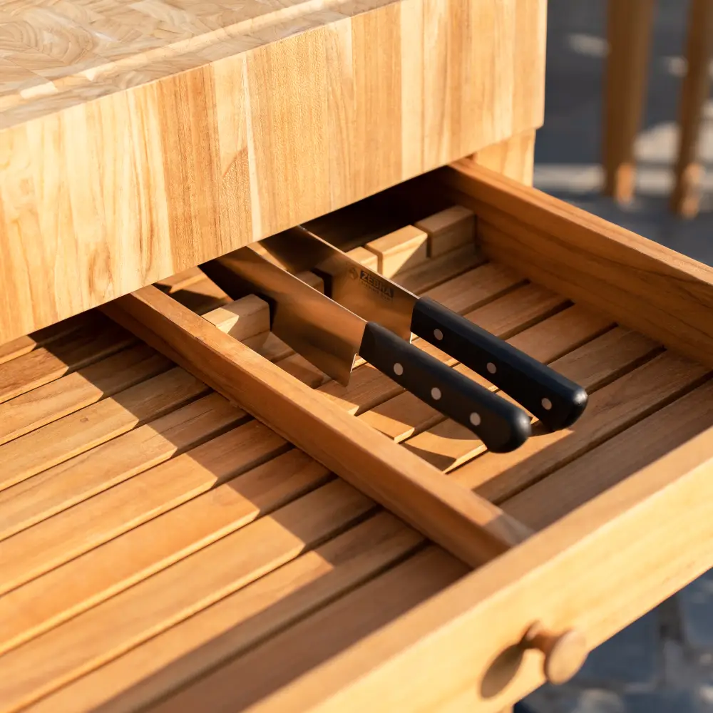 Ageröd huggblock inkl regnskydd