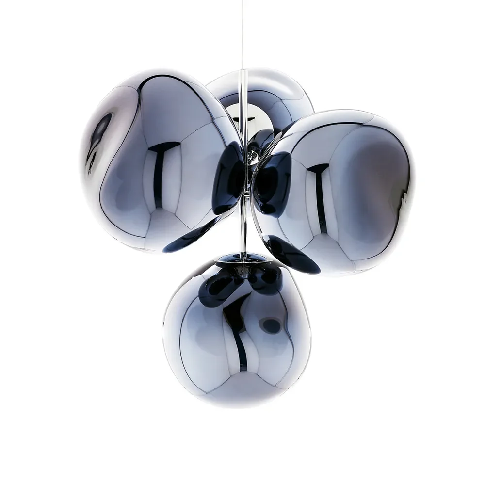 Melt Chandelier Small takkrona Smoke LED