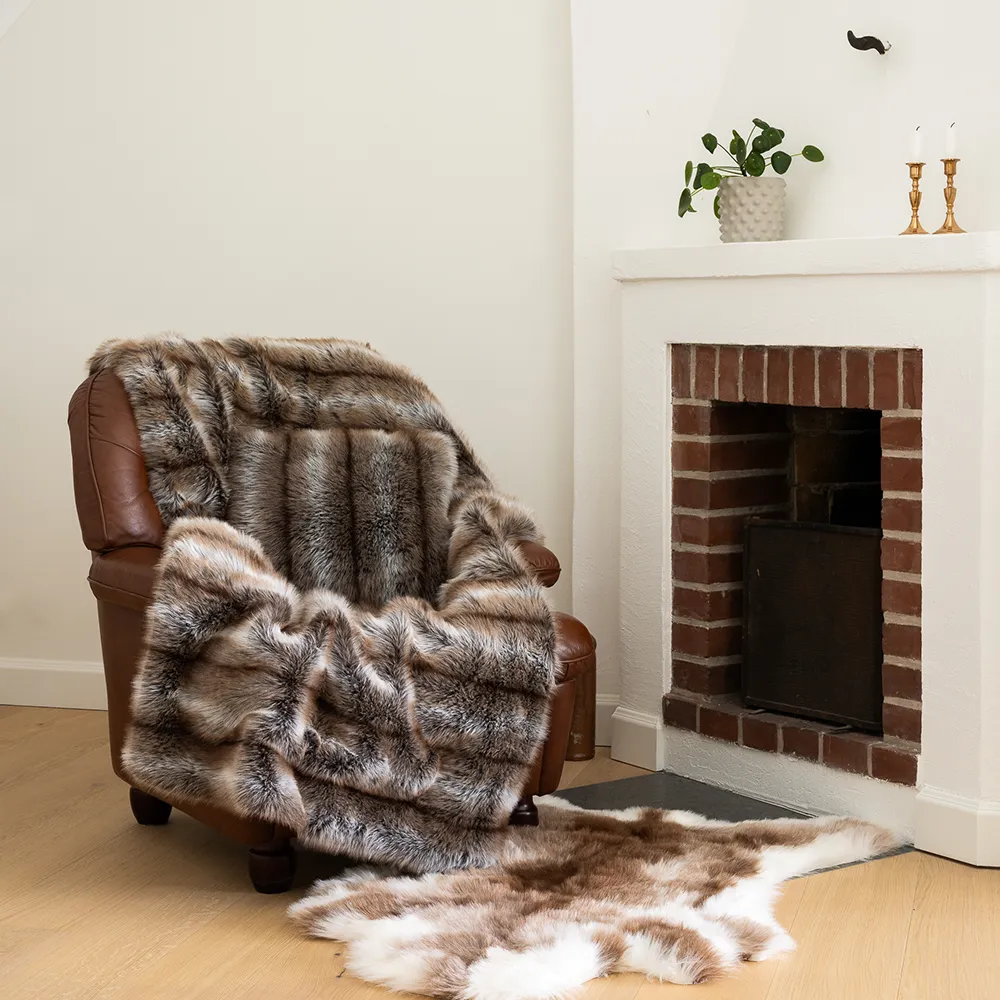 Hunter Pläd 120x180 cm Brown