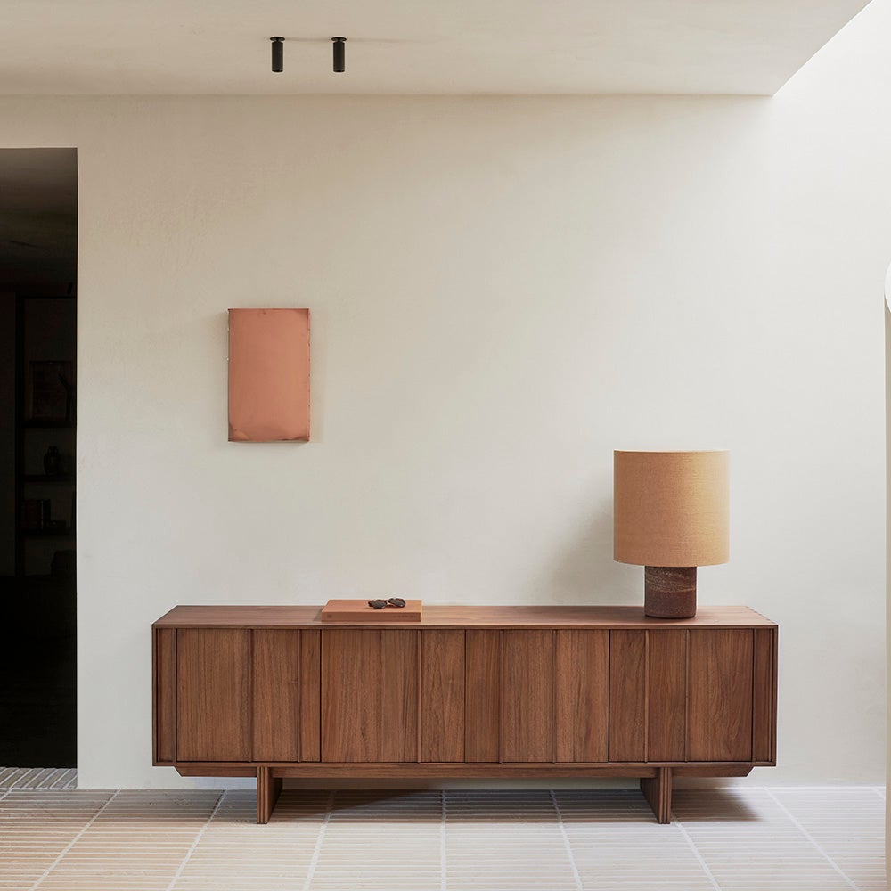 Pillar Skänk Teak 4-dörrars 220x45x70 cm